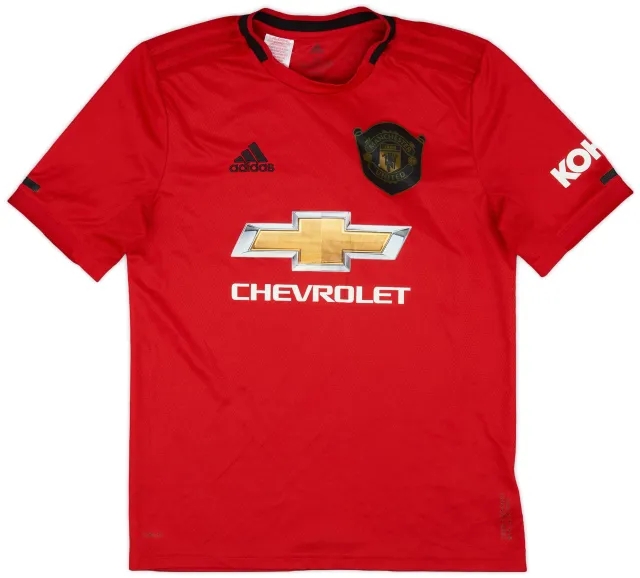 adidas 2019-20 Manchester United Home Shirt - 6/10 - (XL.Boys)