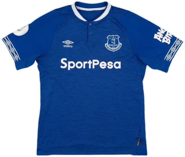 Umbro 2018-19 Everton Home Shirt - 5/10 - (M)