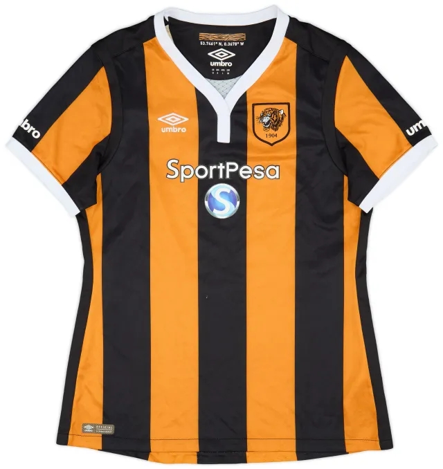 Umbro 2016-17 Hull City Home Shirt - 7/10 - (Women's M)