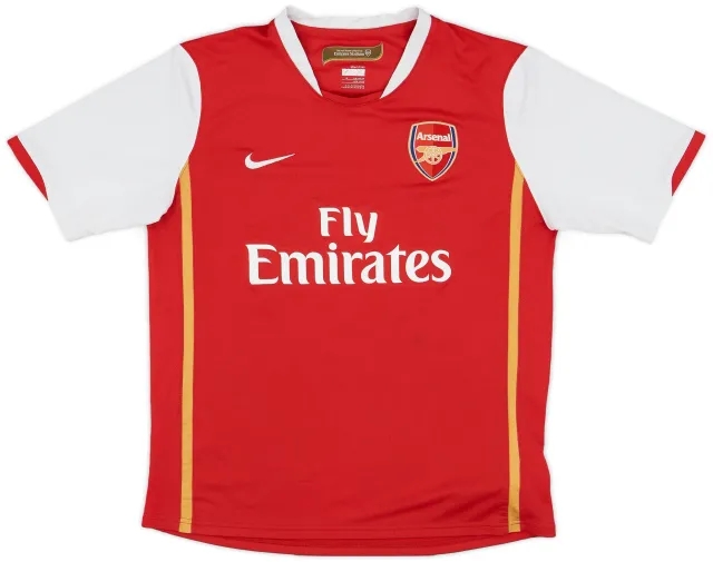 Nike 2006-08 Arsenal Home Shirt - 6/10 - (XL.Boys)