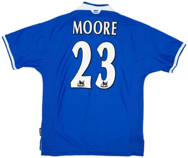 Umbro 1999-00 Everton Home Shirt Moore #23 - 8/10 - (L)