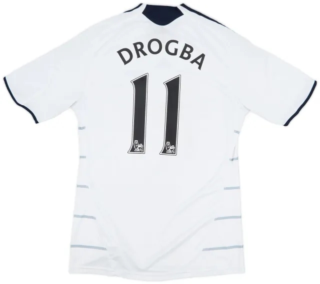 adidas 2009-10 Chelsea Third Shirt Drogba #11 - 7/10 - (S)
