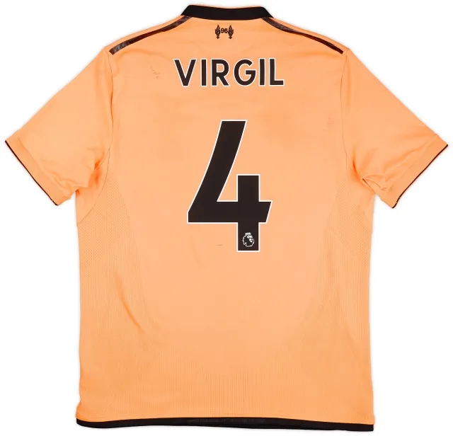 NewBalance 2017-18 Liverpool 125 Years Third Shirt Virgil #4 - 5/10 - (M)