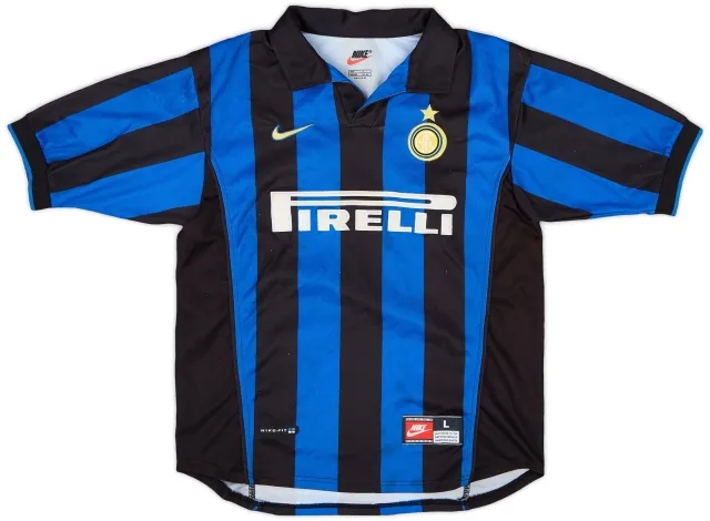 Nike 1998-99 Inter Milan Home Shirt - 7/10 - (L.Boys)