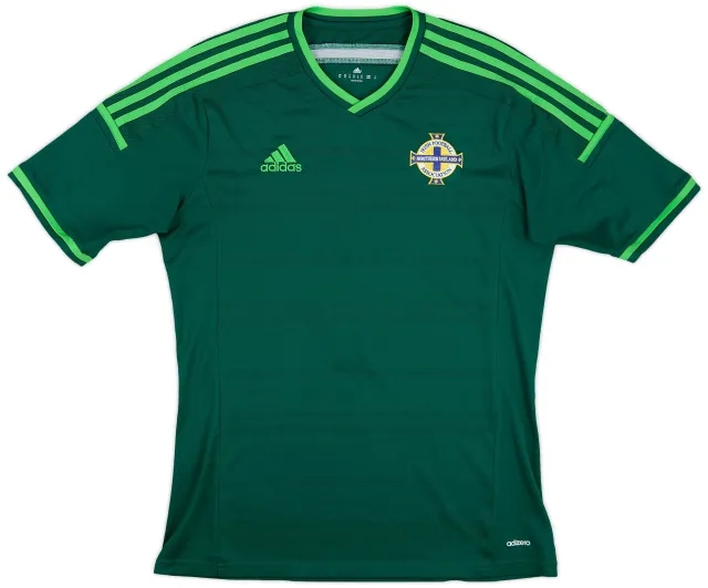 adidas 2014 Northern Ireland Home Shirt #5 - 9/10 - (M)