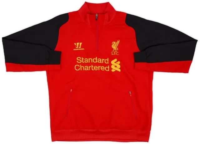 2012-13 Liverpool Warrior 1/4 Zip Drill Top - 5/10 - (L)