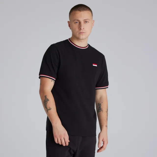 RAW Manchester United Pique T-Shirt Black