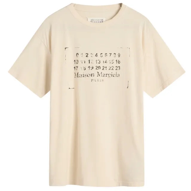 Maison Margiela Women's Logo T-shirt Butter