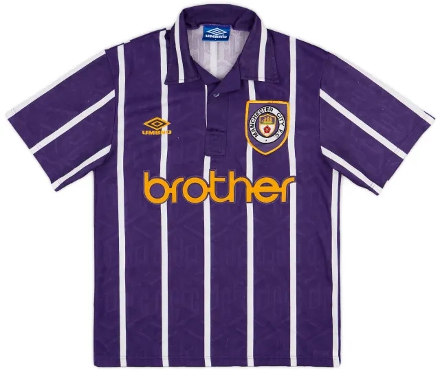 Umbro 1993-94 Manchester City Away Shirt - 8/10 - (S)