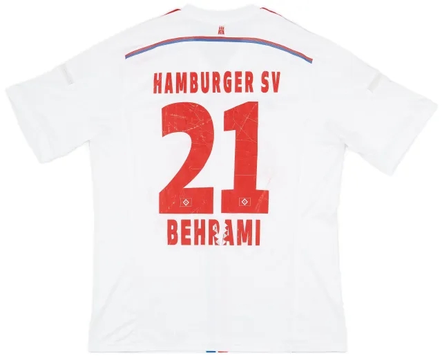 adidas 2014-15 Hamburg Home Shirt Behrami #21 - 4/10 - (XL)