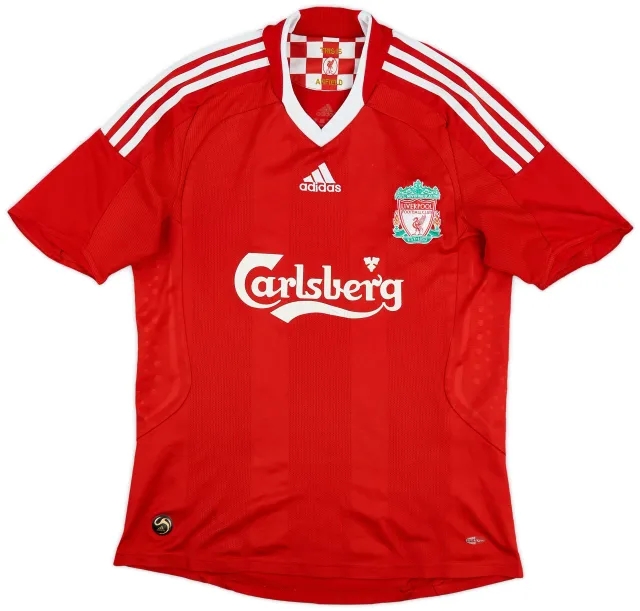 adidas 2008-10 Liverpool Home Shirt - 4/10 - (S)
