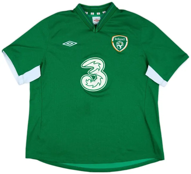 Umbro 2011-12 Ireland Home Shirt - 6/10 - (XXL)