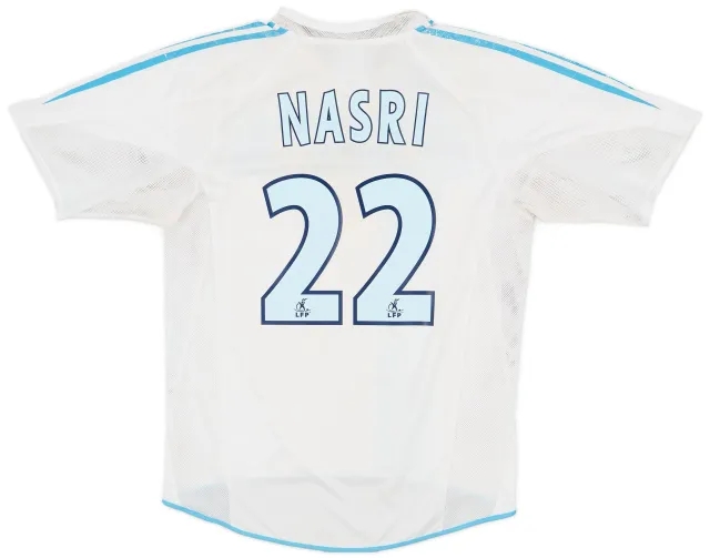 adidas 2004-05 Olympique Marseille Home Shirt Nasri #22 - 5/10 - (S)