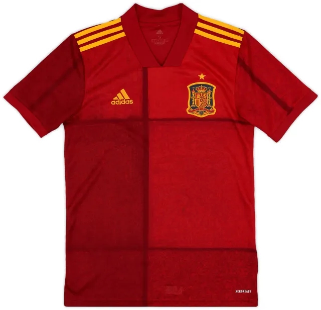 adidas 2020-21 Spain Home Shirt - 9/10 - (S)