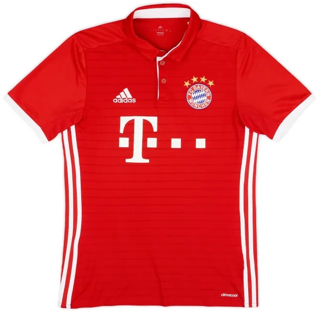 adidas 2016-17 Bayern Munich Home Shirt - 6/10 - (S)