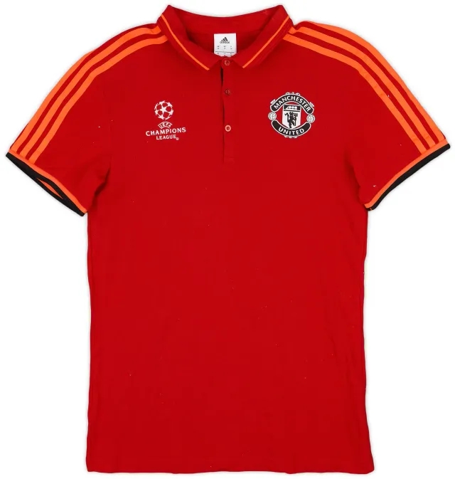2015-16 Manchester United adidas CL Polo Shirt - 9/10 - (M)
