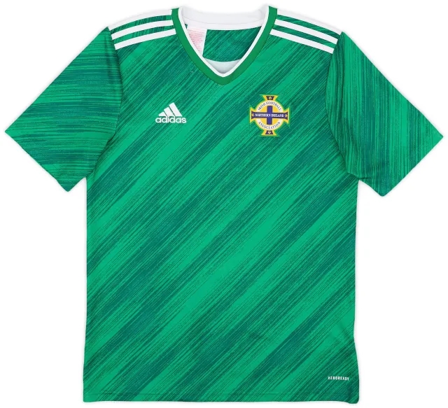 adidas 2020-22 Northern Ireland Home Shirt - 9/10 - (XL.Boys)