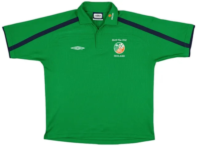 2002-03 Ireland Umbro Training Shirt - 9/10 - (L)