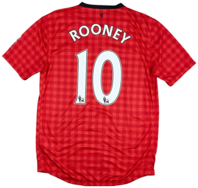 Nike 2012-13 Manchester United Home Shirt Rooney #10 - 5/10 - (M)
