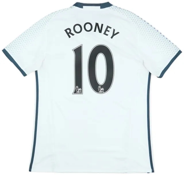 adidas 2016-17 Manchester United Third Shirt Rooney #10 - 5/10 - (L)