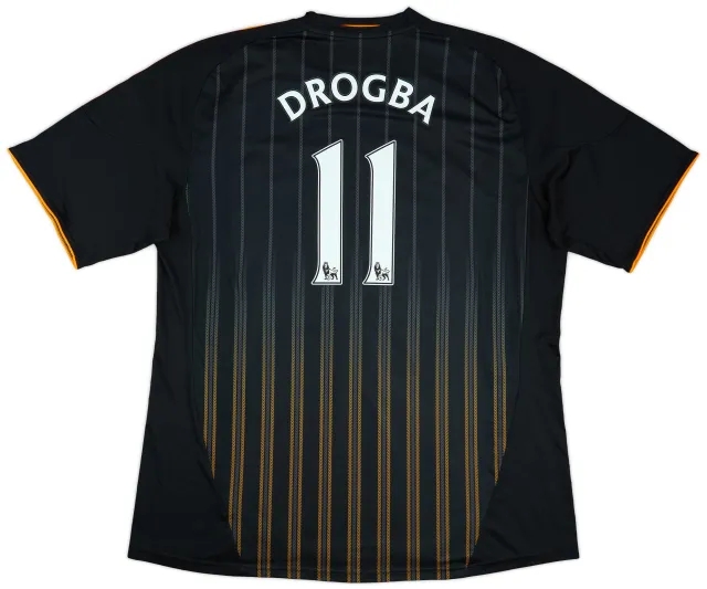 adidas 2010-11 Chelsea Away Shirt Drogba #11 - 9/10 - (3XL)