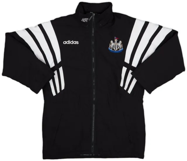 1995-96 Newcastle adidas Padded Bench Coat - 7/10 - (L.Boys)