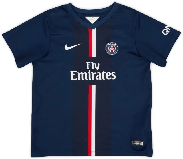Nike 2014-15 Paris Saint-Germain Home Shirt - 9/10 - (5-6 Years)