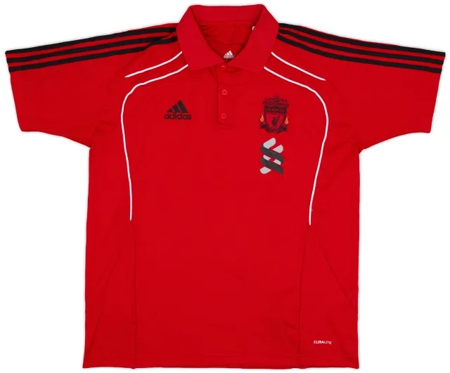 2010-11 Liverpool adidas Polo Shirt - 8/10 - (L/XL)