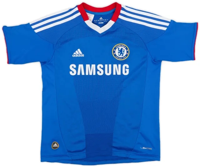 adidas 2010-11 Chelsea Home Shirt - 7/10 - (S.Boys)