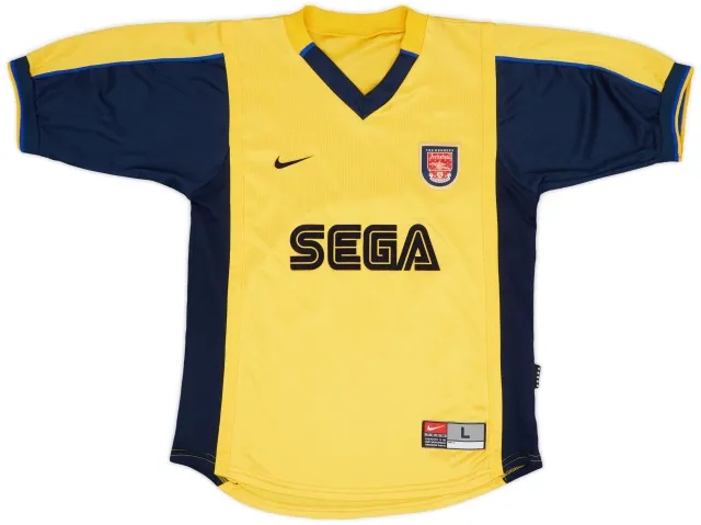 Nike 1999-01 Arsenal Away Shirt - 7/10 - (L.Boys)
