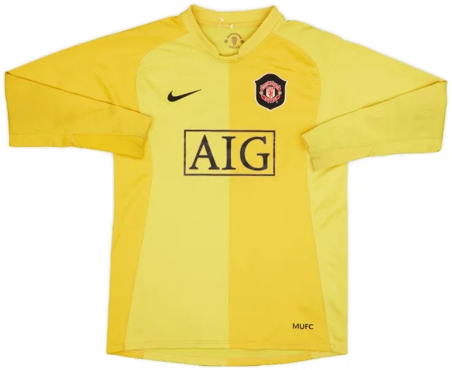 Nike 2006-07 Manchester United GK Shirt - 6/10 - (L.Boys)