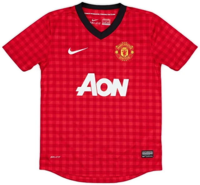 Nike 2012-13 Manchester United Home Shirt - 8/10 - (S.Boys)