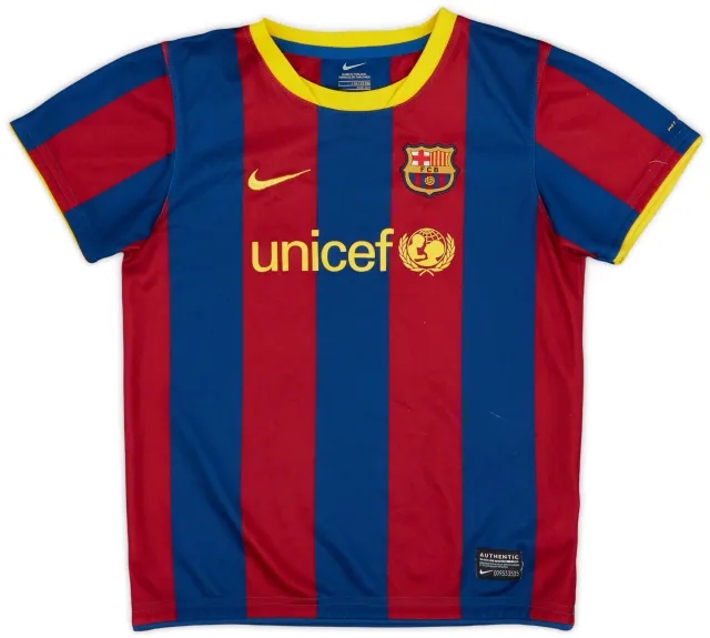 Nike 2010-11 Barcelona Home Shirt - 7/10 - (6-7 Years)