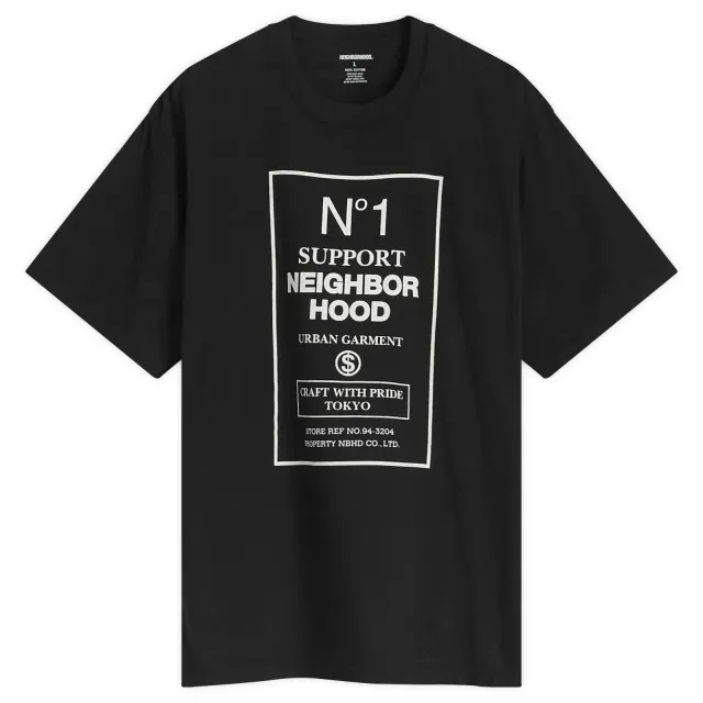 Neighborhood Men's SS-15 T-Shirt Black