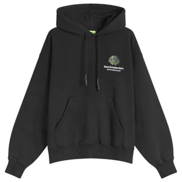 New Amsterdam Surf Association Men's Tall Grass Hoodie Black