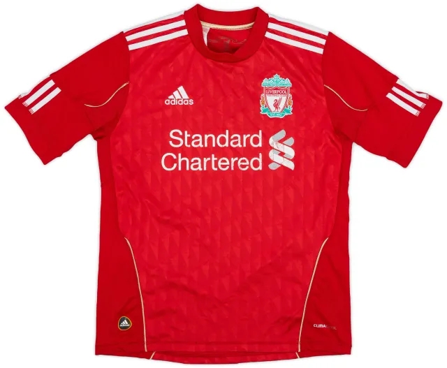 adidas 2010-12 Liverpool Home Shirt - 6/10 - (L.Boys)