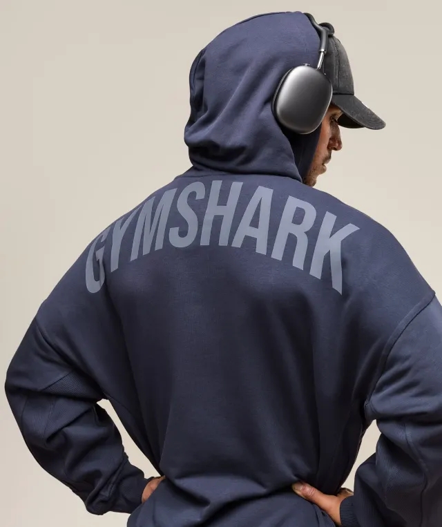 Gymshark Power Hoodie - Heavy Blue