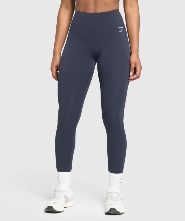 Gymshark Reps Power Leggings - Heavy Blue