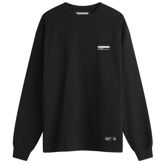 Neighborhood Men's Classic Logo Longsleeve T-Shirt Black