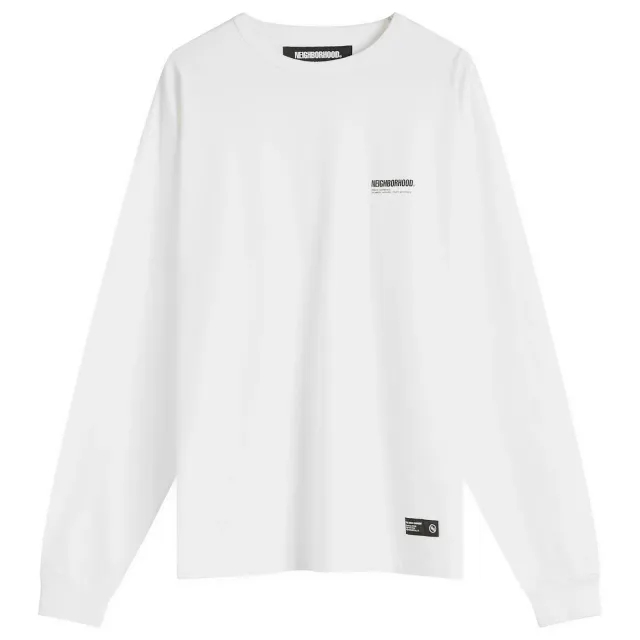 Neighborhood Men's Classic Logo Longsleeve T-Shirt White