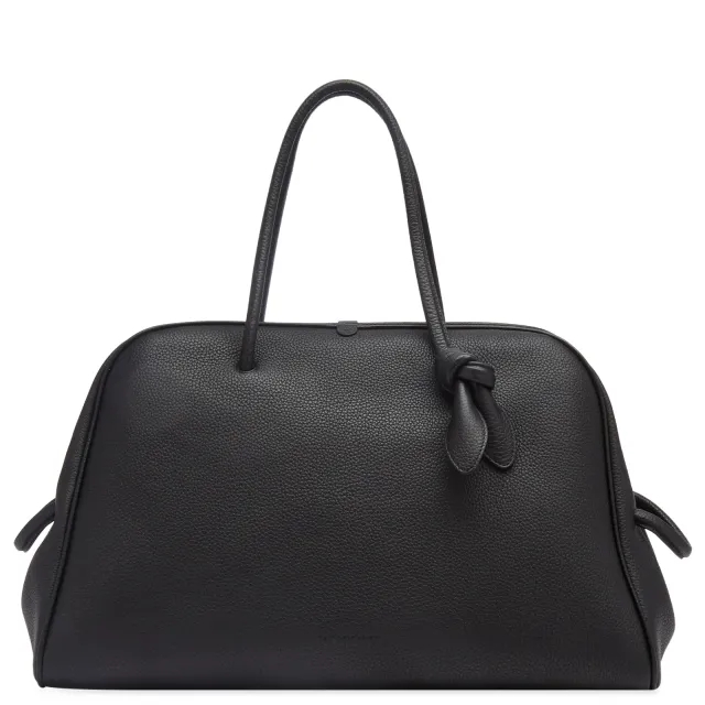 Jacquemus Men's Le Grand Turismo Leather Tote Black