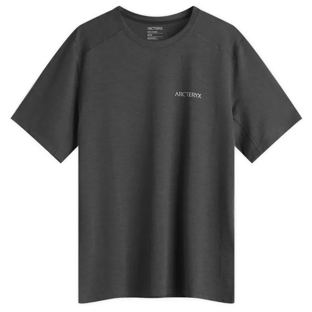 Arc'teryx Men's Cormac Arc'Bird Logo T-Shirt Black Heather