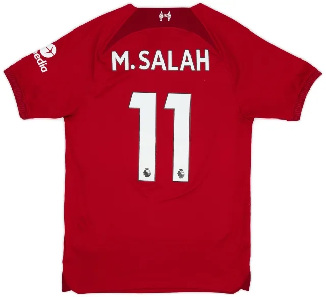 Nike 2022-23 Liverpool Home Shirt M.Salah #11 - 6/10 - (S)
