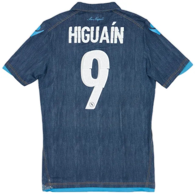 Kappa 2014-15 Napoli Away Shirt Higuain #9 - 9/10 - (XL)