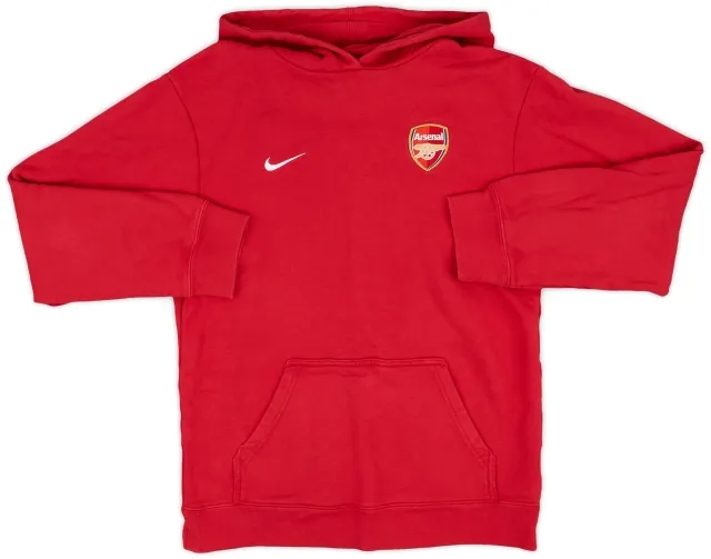 2009-10 Arsenal Nike Hooded Top - 8/10 - (XL.Boys)