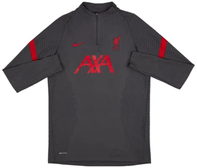 2020-21 Liverpool Nike 1/4 Zip Drill Top - 8/10 - (L)