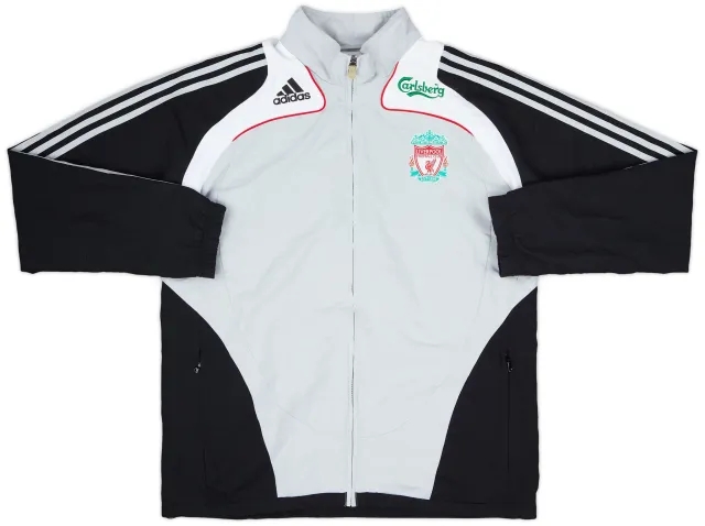 2008-09 Liverpool adidas Track Jacket - 8/10 - (L)