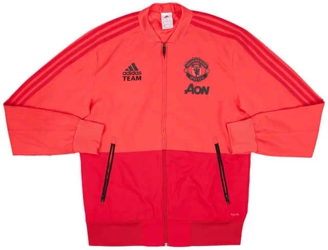 2018-19 Manchester United adidas Track Jacket - 8/10 - (S)