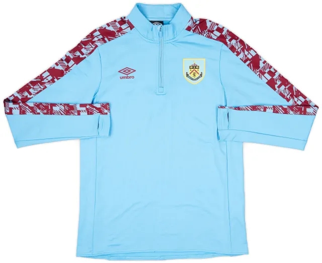 2020-21 Burnley Umbro 1/4 Zip Drill Top - 8/10 - (M)
