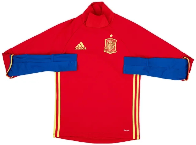 2015-16 Spain adidas Sweat Top - 9/10 - (XS)